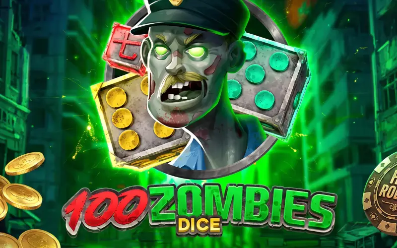 Rzuć kośćmi w klimatycznej grze 100 Zombies Dice w mobilnej Win2Chill Casino app.