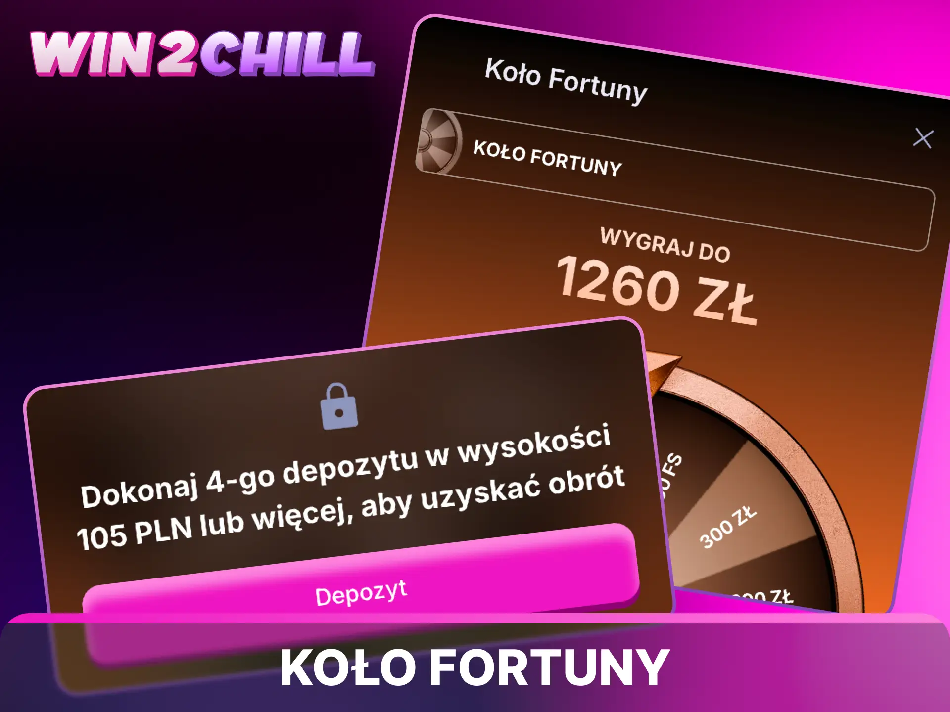 Odkryj wyjątkowe Koło Fortuny Win2Chill i wygrywaj niesamowite nagrody.