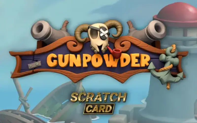 Zdrapuj wygrane w Gunpowder Scratch Card poprzez koło fortuny Win2Chill Casino.
