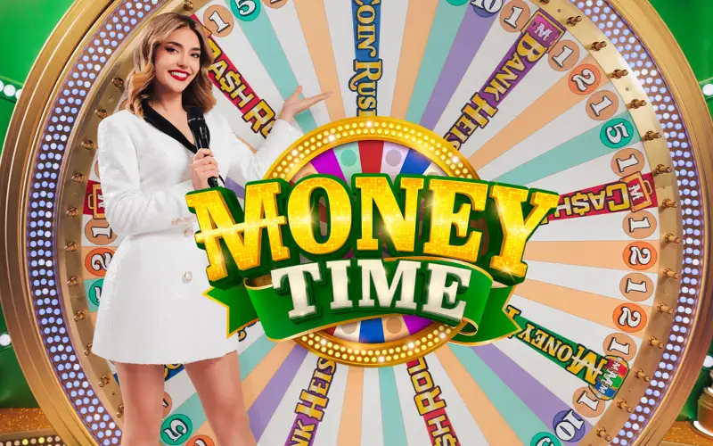 Zakręć kołem i wygrywaj w teleturnieju Money Time na żywo w Win2Chill Casino.