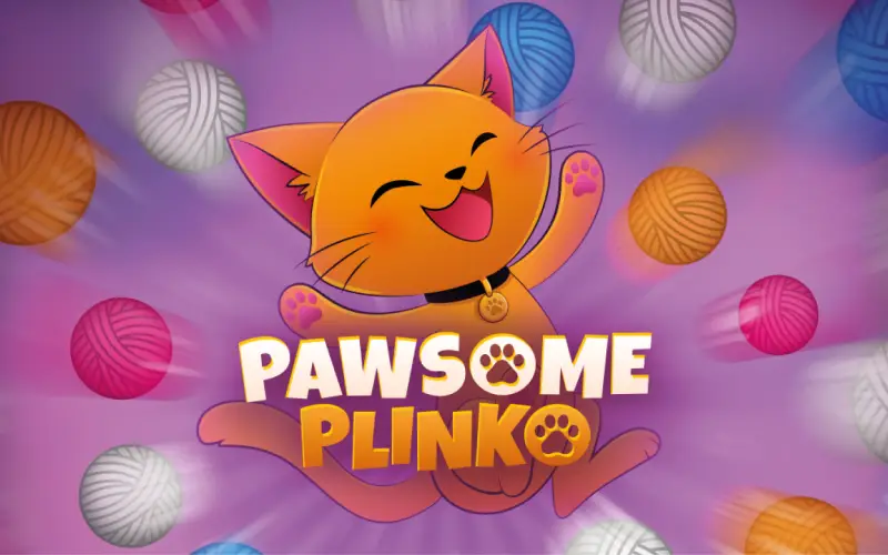 Zagraj w zabawny wariant Pawsome Plinko w wygodnej Win2Chill Casino app.