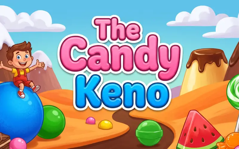 Spróbuj szczęścia w słodkim wydaniu The Candy Keno w Win2Chill Casino app.